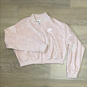 Nike Air Velour Pink/Oxford White Jacket Size L